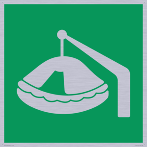 E039 safe condition davit launched liferaft